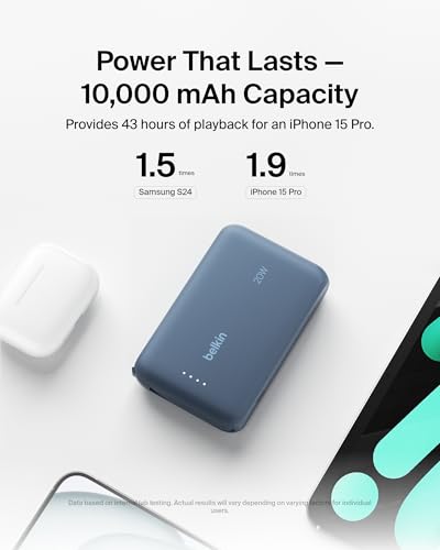 10000mAh 20W USB C Power Bank