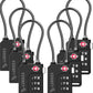 6 Pack TSA Locks for Luggage (6 Count)