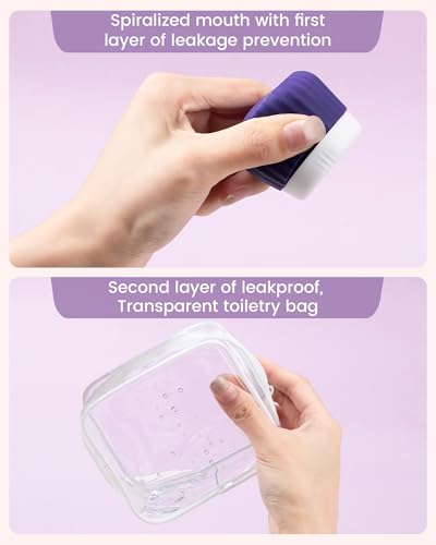 Travel Containers for Toiletries 4 Pack (4 Count)