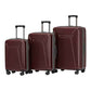 Traverse 3 Piece Carry On & Checked Suitcase Set with 360° Spinner Wheels (3 Count)