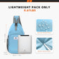 Sling Bag RFID Crossbody Sling Backpack Cross Body Shoulder Bag Travel Hiking Daypack for Women Men