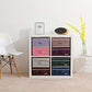 Foldable Fabric Closet Organizer Bins Box Storage (4 Count)