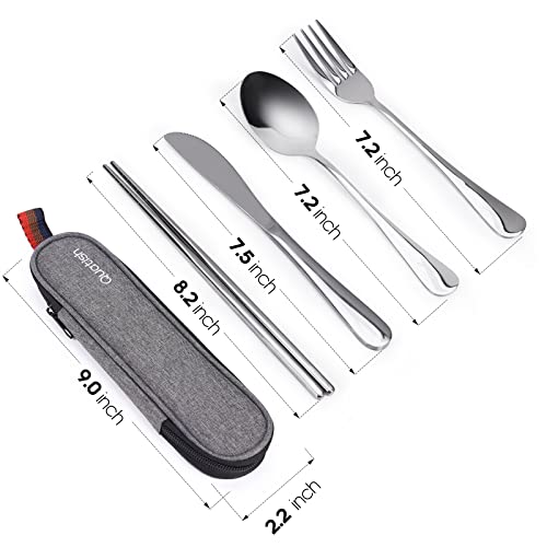 Travel Utensils with Case (5 Count)