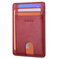 Slim Minimalist Front Pocket RFID Blocking Leather Wallets for Men and Women
