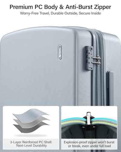 20 Inch Expandable Carry On Luggage