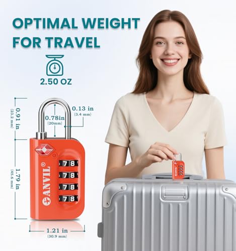 TSA Approved Luggage Lock (2 Count)