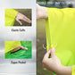Adults Rain Poncho Waterproof Raincoat Women Gradient Hood with Pocket