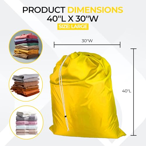 Laundry Bag with Locking Closure Drawstring