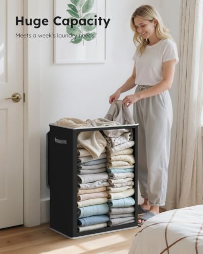 130L Laundry Hamper with Lid