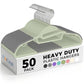 Heavy Duty Plastic Hangers 50 Pack with Non (52 Count)