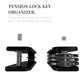 Compact Aluminum Green Key Organizer Holder with Pocket Clip