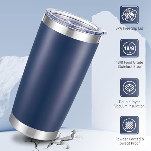 20 oz Tumblers Stainless Steel Tumbler with Lid