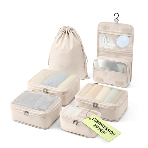 Compression Packing Cubes for Women (6 Count)