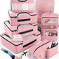 8 Set Packing Cubes for Travel Essentials (99 Count)