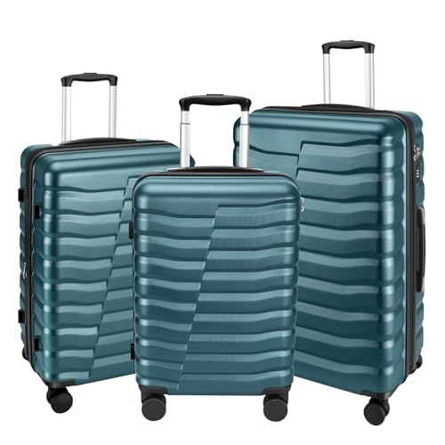 3 Piece Hardshell Travel Luggage Set (3 Count)