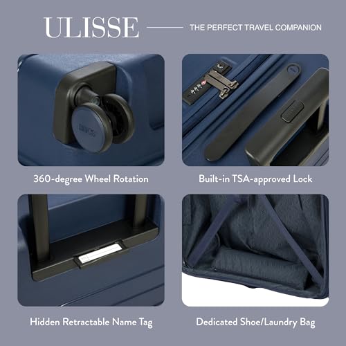 B Y Ulisse Checked Luggage with Spinner Wheels