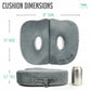 Seat Cushion Premium Foldable Sit Bone Cushion for Pressure Relief