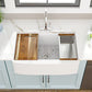 33 White Farm Sink Workstation