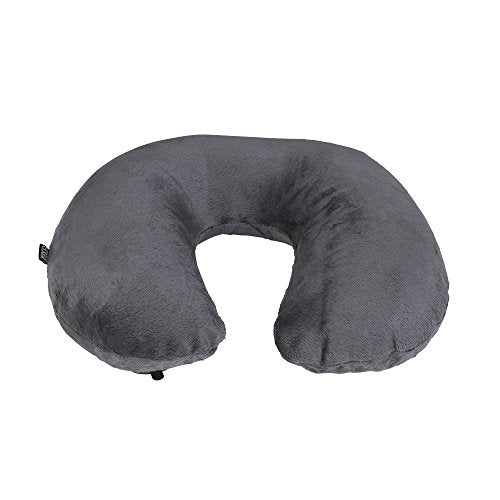 Lewis N Clark Compact Portable Adjustable and Inflatable Cervical Neck Pillow for Travel