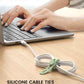 30 Pack Silicone Cable Ties (30 Count)