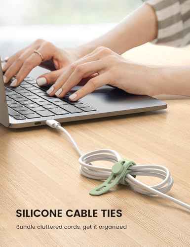 30 Pack Silicone Cable Ties (30 Count)