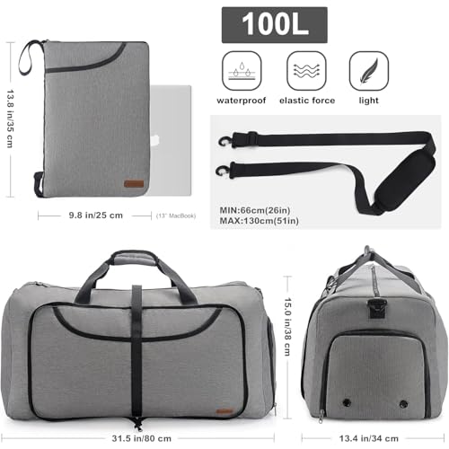 100L Duffle Bag for Travel