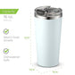 16 oz Insulated Coffee Tumbler with Leakproof Lid