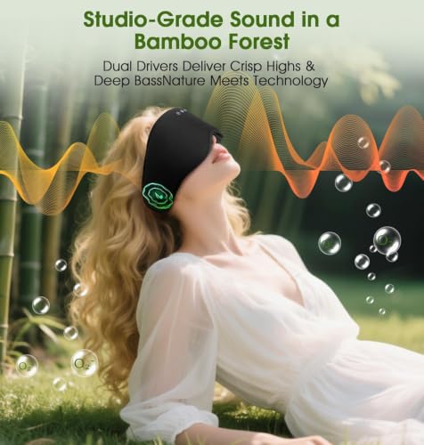 Bamboo Cotton Bluetooth Sleep Mask