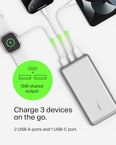 20000mAh 15W 3 Port Power Bank