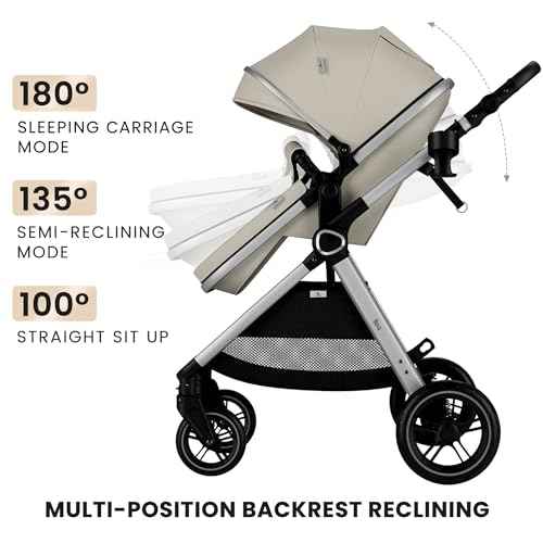 2-in-1 Convertible Baby Stroller for Newborn to Toddler