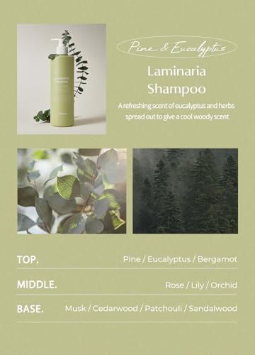 Laminaria Shampoo with Organic Ingredient (33.81 Fl Oz)