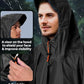Hooded Rain Poncho for Adult Waterproof Lightweight Raincoat