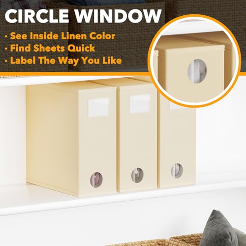 3 Pack Bed Sheet Organizers and Storage (3 Count)