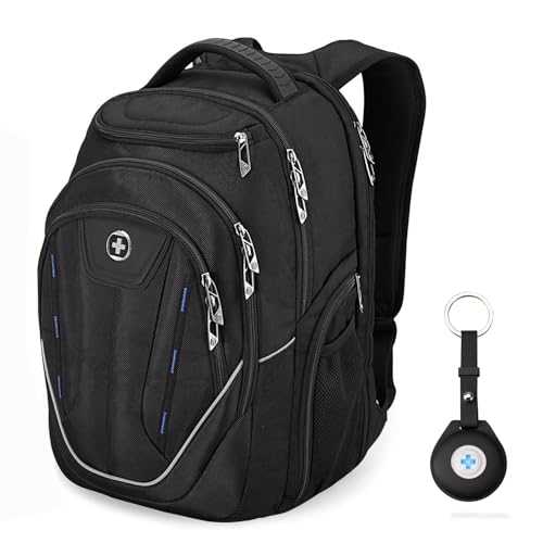 Design TSA Business Laptop Backpack For Men with Apple Find My