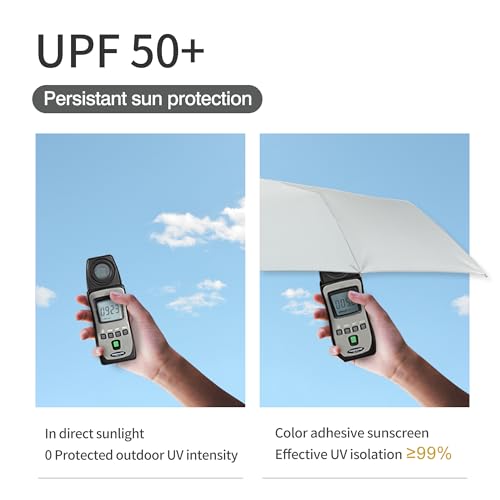 Sun Umbrella Blocking UV Protection Compact Auto Folding Parasol