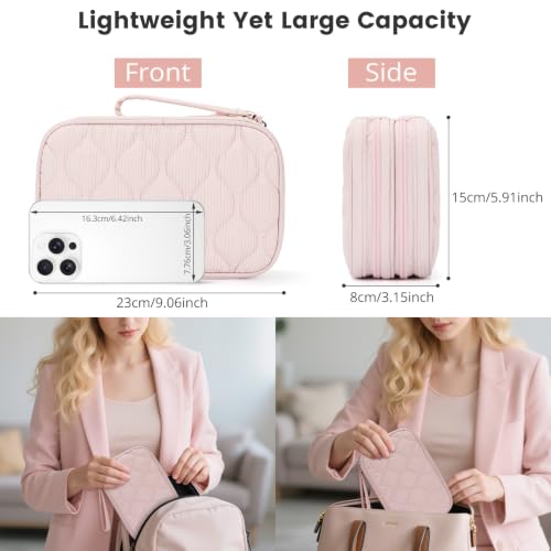 Tech Pouch Lightweight Electronics Organizer Travel Case