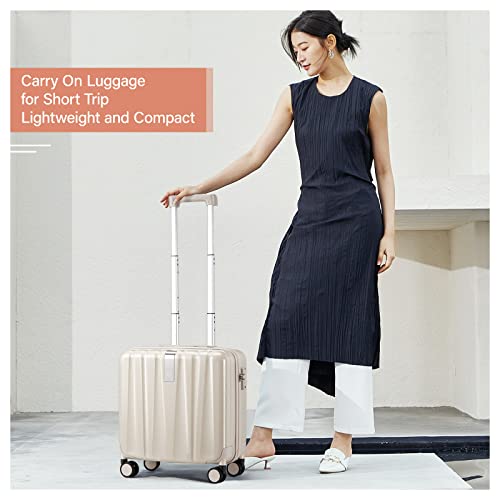 16 Inch Underseat Carry On Luggage with Wheels