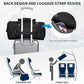 Mens Duffle Bag Expandable 50L Travel Gym with Shoe Compartment