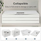 Large 17" 36 Quart Collapsible Stackable Storage Bins with Lids (5 Count)