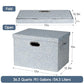 Storage Bins with Lids Fabric Closet Organizers Cubes Office Organization (3 Count)