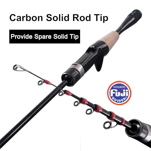 PURELURE Ultralight Telescopic Fishing Rod 5'1''