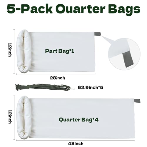 Game Bags Elk Hunting Meat Bags 5 Pack