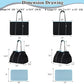 Neoprene Multipurpose Beach Bag Tote with Inner Zipper Pocket