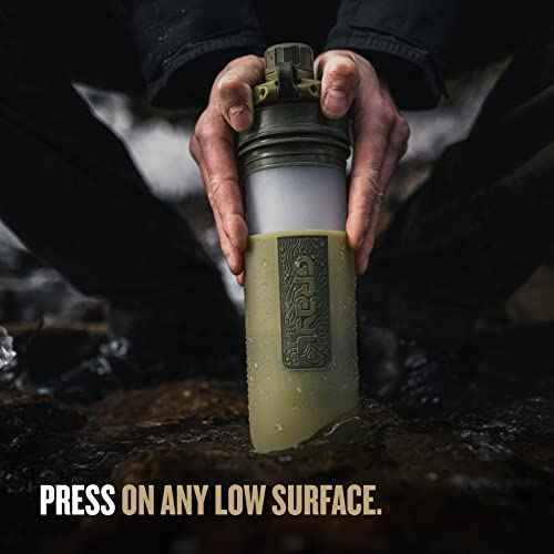 GeoPress 24 oz Water Purifier & Water Filter Bottle