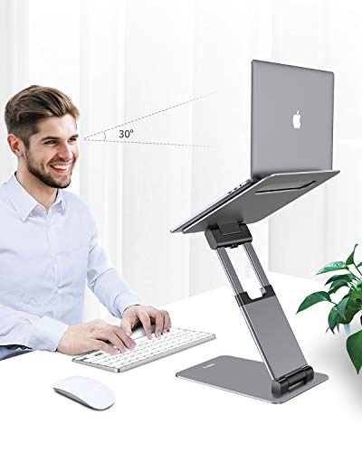 Pull Out Height Adjustable Laptop Stand for Desk