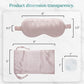 Mulberry Soft Silk Eye Mask for Sleeping with Ear Plugs & Luxury Bag