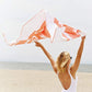 Coral Microfiber Beach Towel by Laguna Beach Textile Co