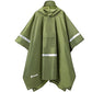 Hooded Rain Poncho for Adults