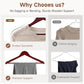 Wooden Coat Hangers (30 Count)