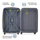 Helium Aero Hardside Expandable Luggage with Spinner Wheels (2 Piece)